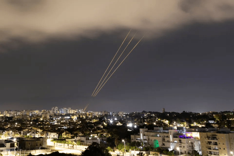 Israel's anti-missile system is employed after Iran's drone and missile attack