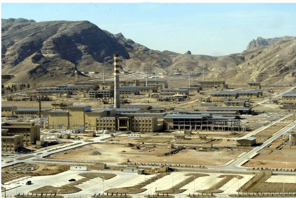 Iran has a number of nuclear sites, some buried underground; pictured is Isfahan power plant