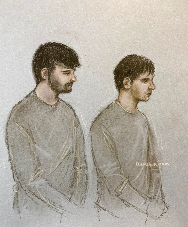 Dmitrijus Paulauska (left) and Jake Reeves appeared at Westminster Magistrates' Court