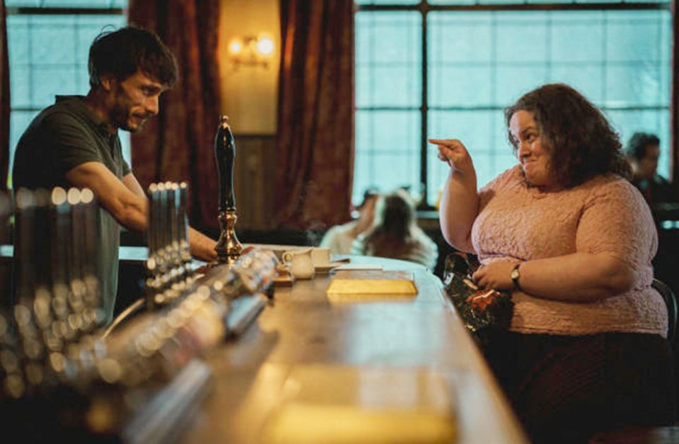 On the show, Martha becomes obsessed with Donny after meeting him at a pub