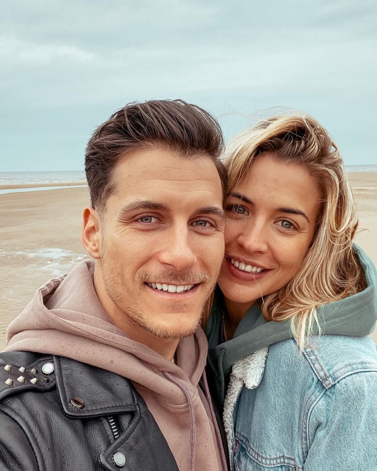 Gemma with her fiance Gorka