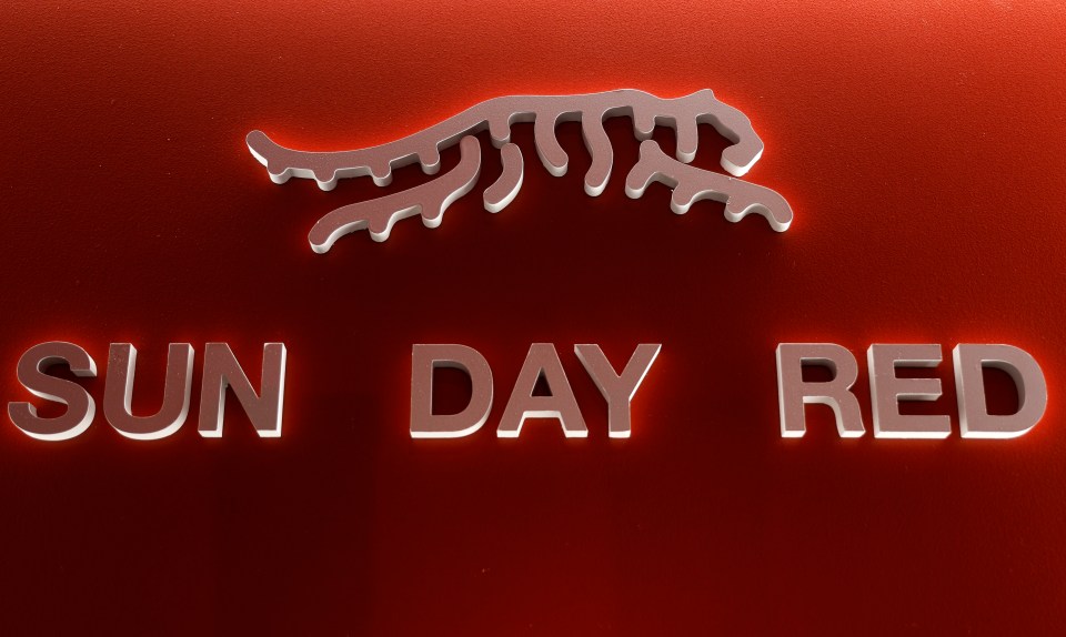 Sun Day Red has 15 stripes to represent Tiger Woods' 15 Major wins