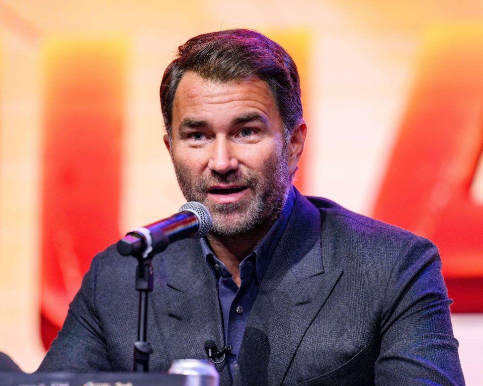 Eddie Hearn revealed both fighters could pocket more than £100million from the bout