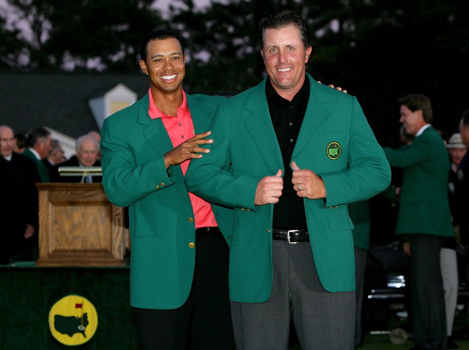 Tiger Woods was pipped by Phil Mickelson to the top of the all-time Masters prize money list