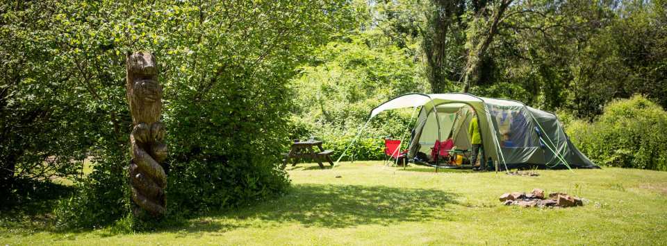 Stays at the campsite start from £25 per night per person