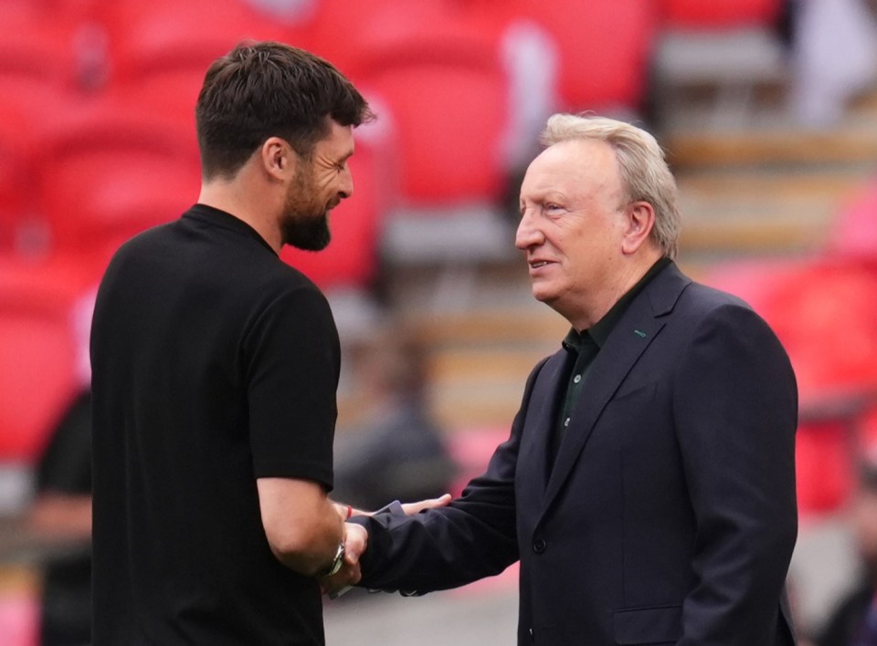 Warnock watched on as Russell Martin's Southampton beat Leeds 1-0