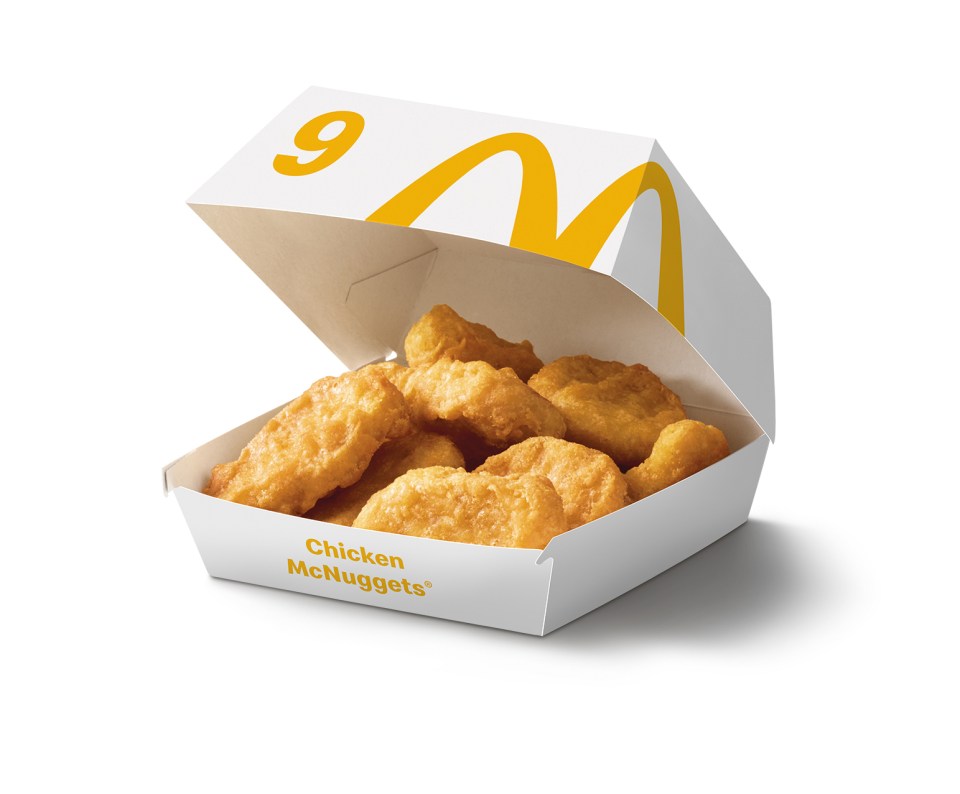 McDonalds chicken McNuggets 9 nuggets