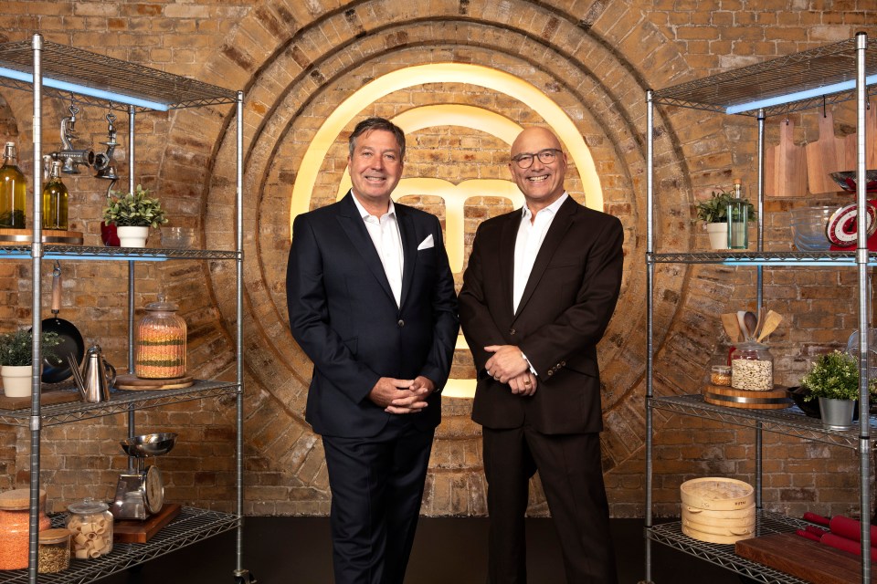Undated BBC Handout Photo from MasterChef. Pictured: John Torode, Gregg Wallace. PA Feature SHOWBIZ TV Quickfire MasterChef. WARNING: This picture must only be used to accompany PA¿Feature SHOWBIZ TV Quickfire MasterChef. PA Photo. Picture credit should read: BBC/Shine TV. NOTE TO EDITORS: This picture must only be used to accompany PA Feature SHOWBIZ TV Quickfire MasterChef. WARNING: Use of this copyright image is subject to the terms of use of BBC Pictures' BBC Digital Picture Service. In particular, this image may only be published in print for editorial use during the publicity period (the weeks immediately leading up to and including the transmission week of the relevant programme or event and three review weeks following) for the purpose of publicising the programme, person or service pictured and provided the BBC and the copyright holder in the caption are credited. Any use of this image on the internet and other online communication services will require a separate prior agreement with BBC Pictures. For any other purpose whatsoever, including advertising and commercial prior written approval from the copyright holder will be required.