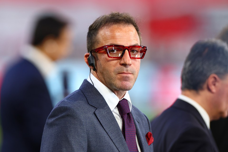 Alessandro Del Piero will replace Jamie Carragher for one night only