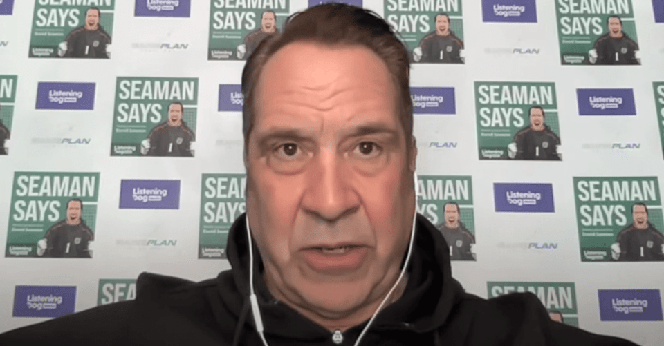 David Seaman has told him to 'pack it in'