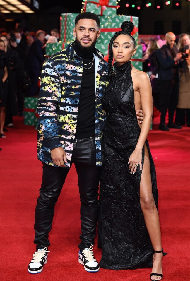 Leigh-Anne Pinnock has given an ex boyfriend a name check on her new song by hinting she cheated on him, above with Andre Gray
