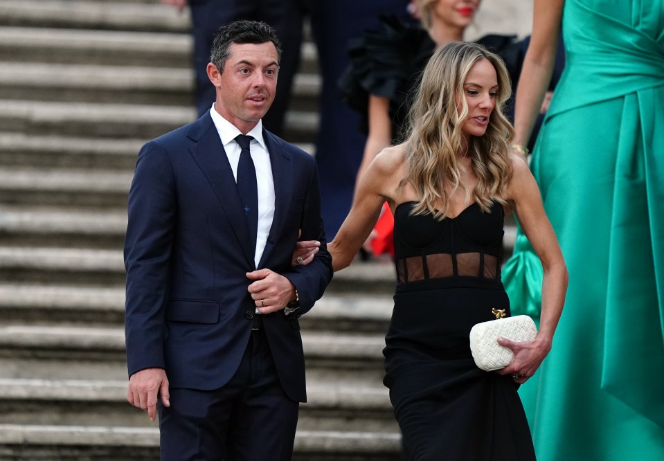 The divorce news came as a 'complete bombshell' to Rory's pals