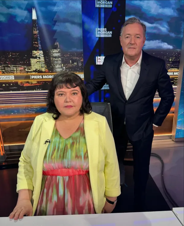 Fiona appeared on Piers Morgan Uncensored last week