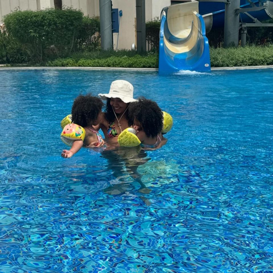 Leigh-Anne Pinnock has given a glimpse inside her family holiday
