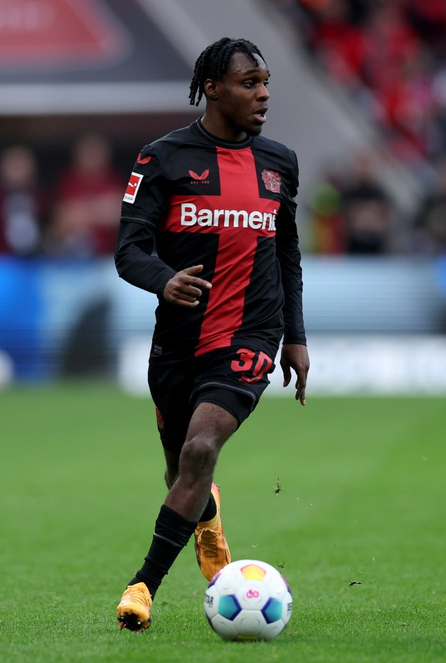United have reportedly held talks with Bayer Leverkusen's Jeremie Frimpong