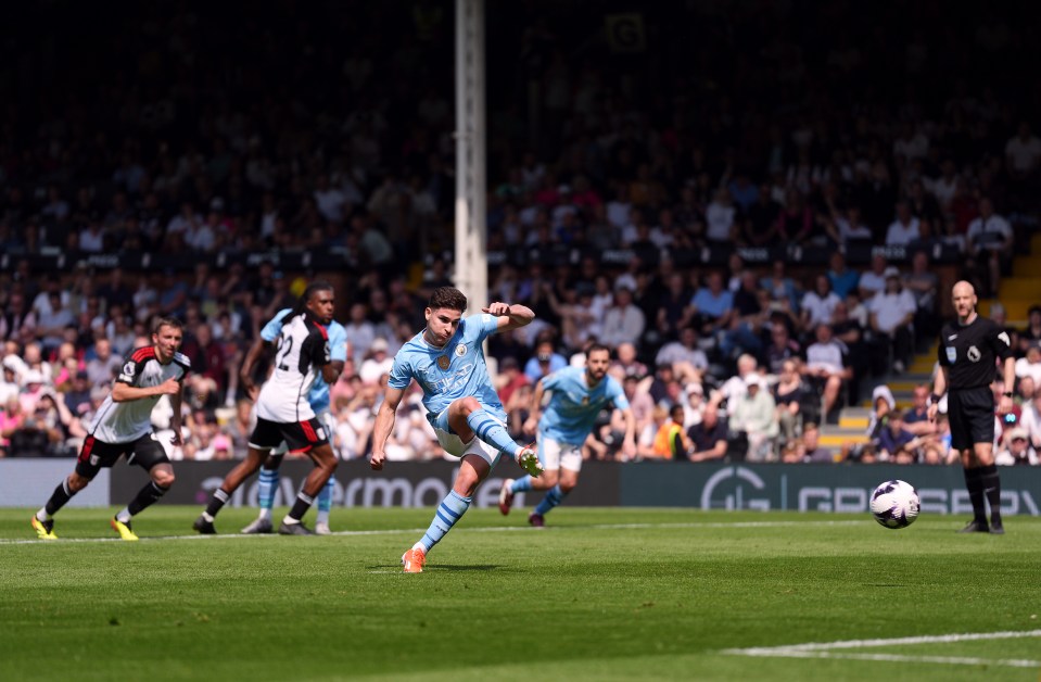 Julian Alvarez netted the penalty instead