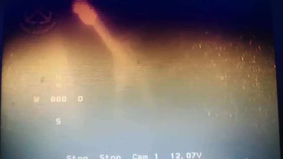 One of the images taken at the time of the discovery of the shipwreck
