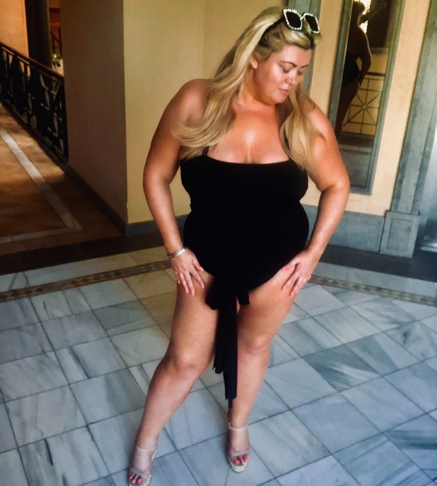 Gemma Collins has shown off her curves before swiping at Victoria Beckham