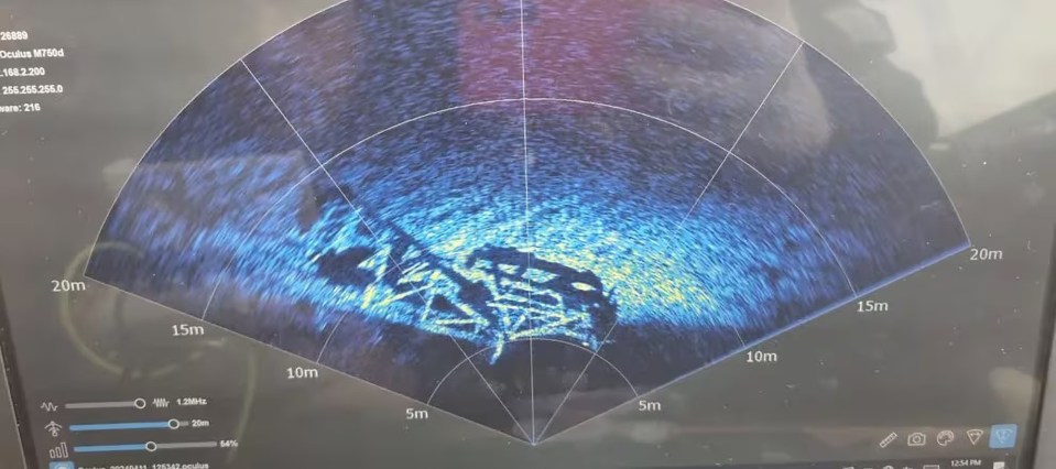 Specialists observed scrap metal that would have been 'planted' to alter the site of the shipwreck