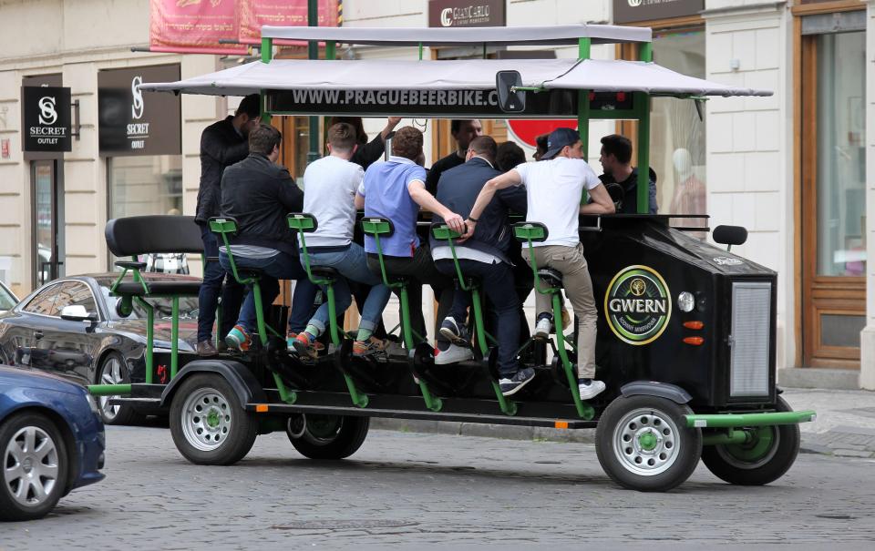 The city is a popular destination for stag and hen parties