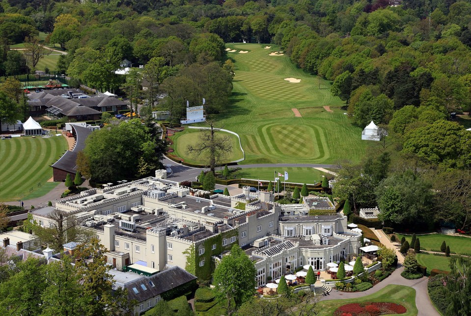 The golf ace was developing a mansion in Wentworth, Surrey