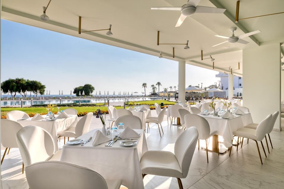 Get dinner with a view at the hotel restaurant
