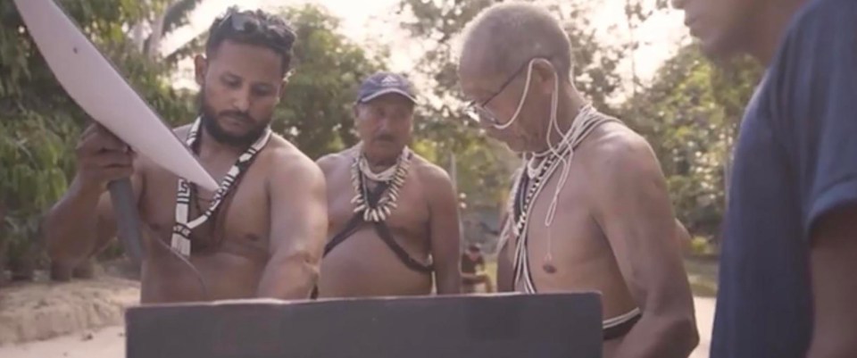 Tribespeople first discovered they could contact their families before they realised the full power of the internet