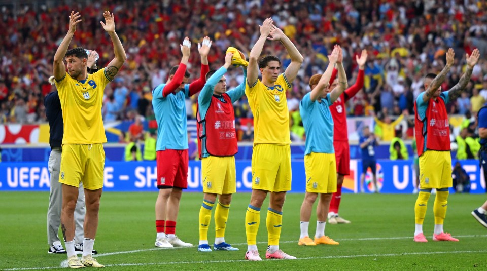 Ukraine had four points after their three games but still finished bottom of Group E