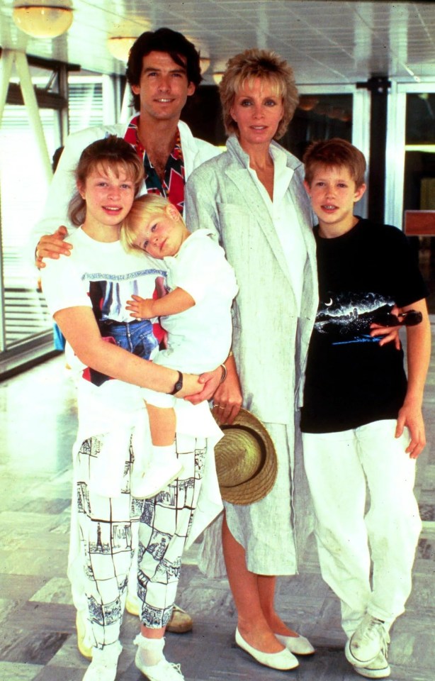 Pierce adopted Chris and Charlotte when their father Dermot Harris died