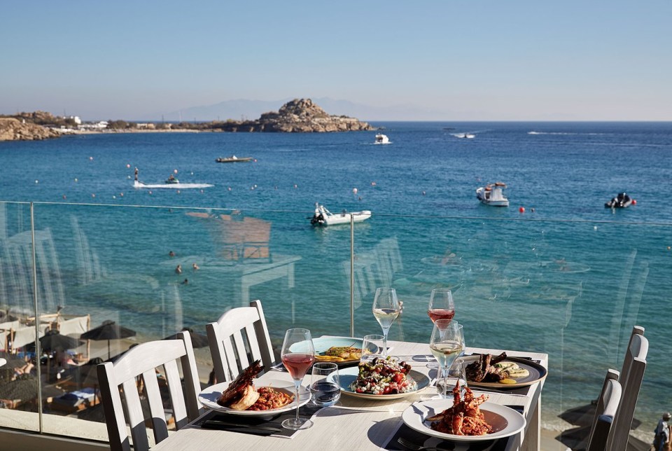 The bar is situated in Platys Gialos, Mykonos, and is notorious for it's sky high prices