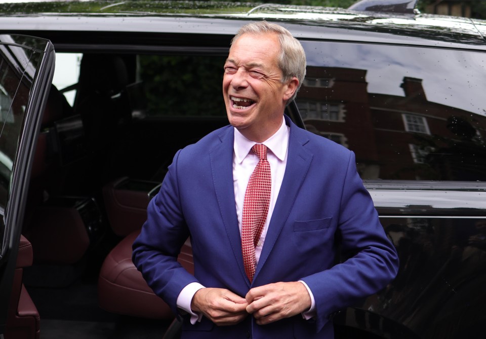 Nigel Farage said Reform were ahead of the Tories in some parts of England and a vote for the Conservatives was now a vote for Labour