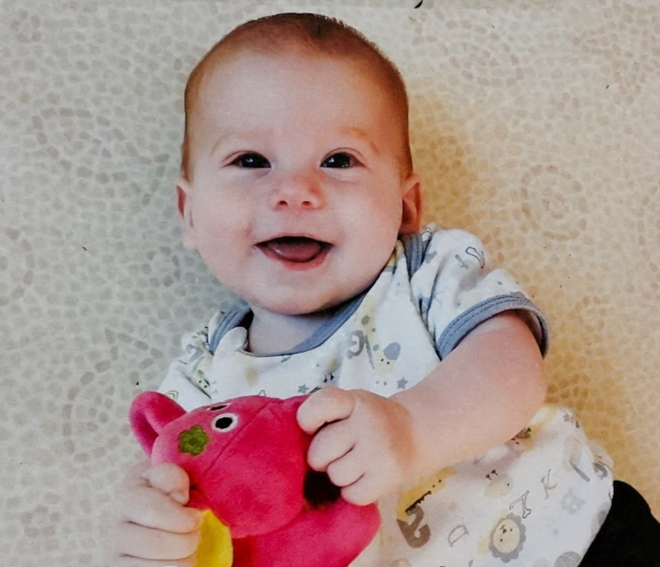 The youngest hostage snatched by Hamas, baby Kfir Bibas