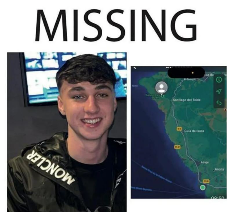 Jay's family have made up a missing person poster