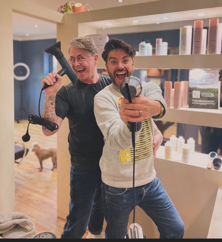 Despite the break-up, the couple remain close and still own two businesses together