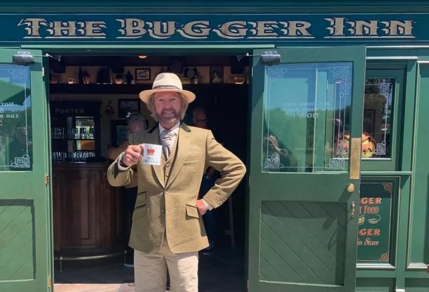He has set up a boozer in New Zealand with a lewd moniker