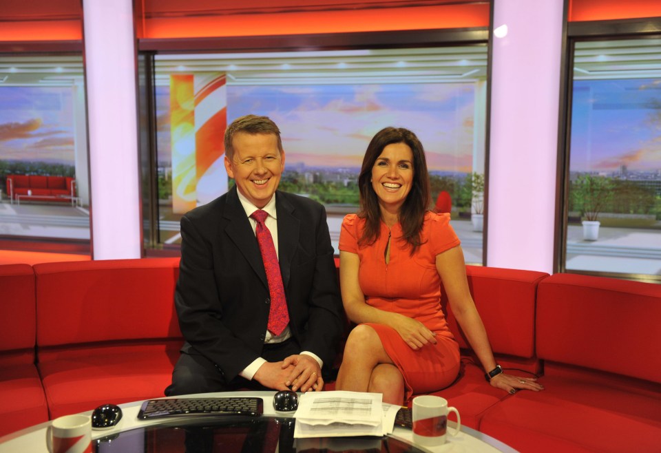 Laura said broadcaster Susanna was 'no stranger to these parts' referring to her former presenting role on BBC Breakfast
