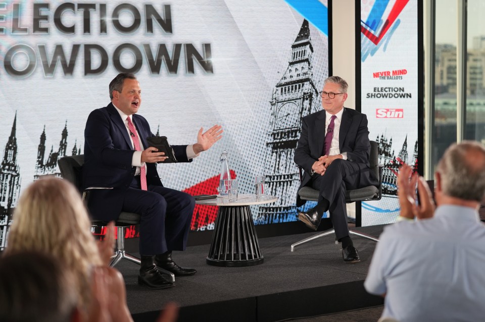 Sir Keir told the audience: 'I wanted to remain but now we have left, there’s no going back'
