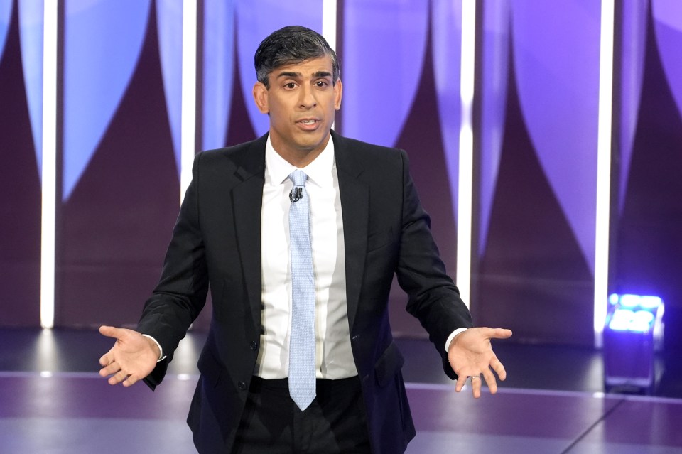 Mr Sunak came under fire as he was asked if he felt any embarrassment over leading the Conservatives after seven prime ministers