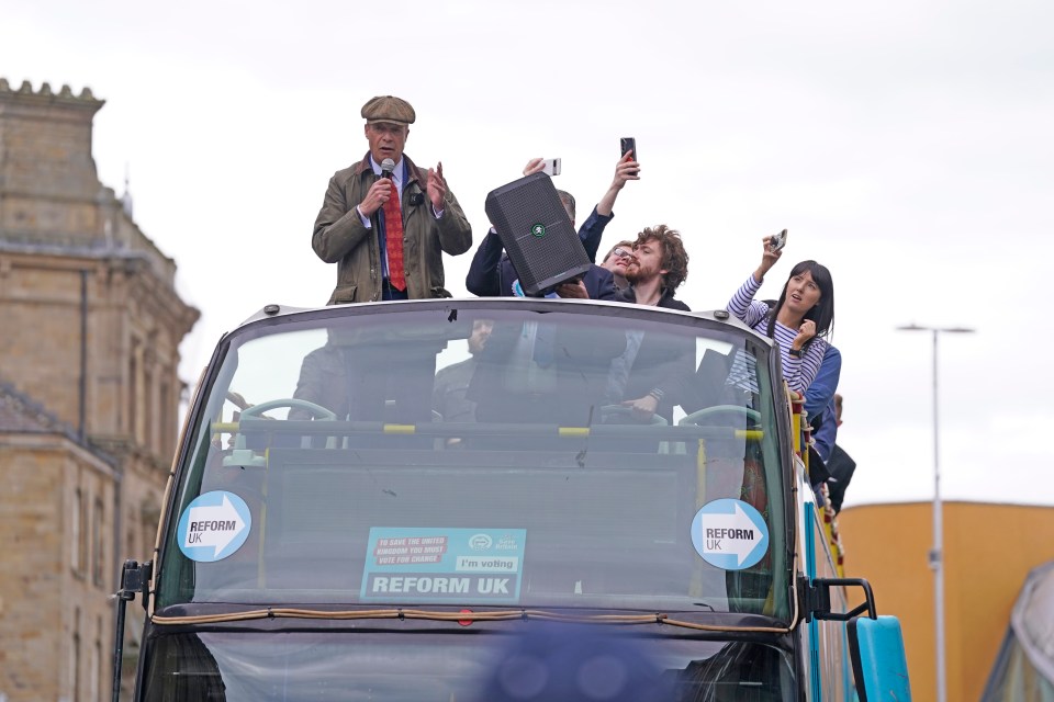 He said he had been advised not to get off the bus in Barnsley because of the protesters