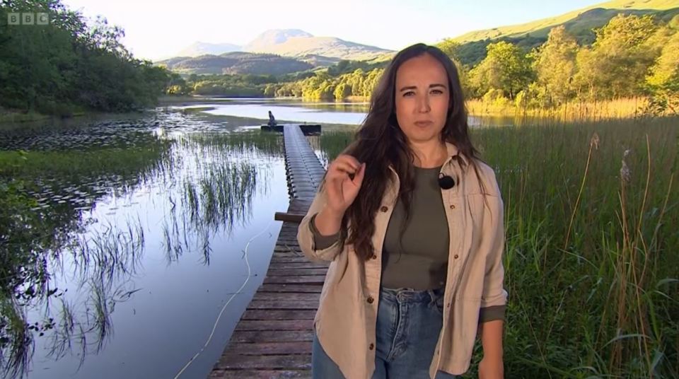 Fans weren't happy with Megan McCubbin after she made an error during Monday's programme