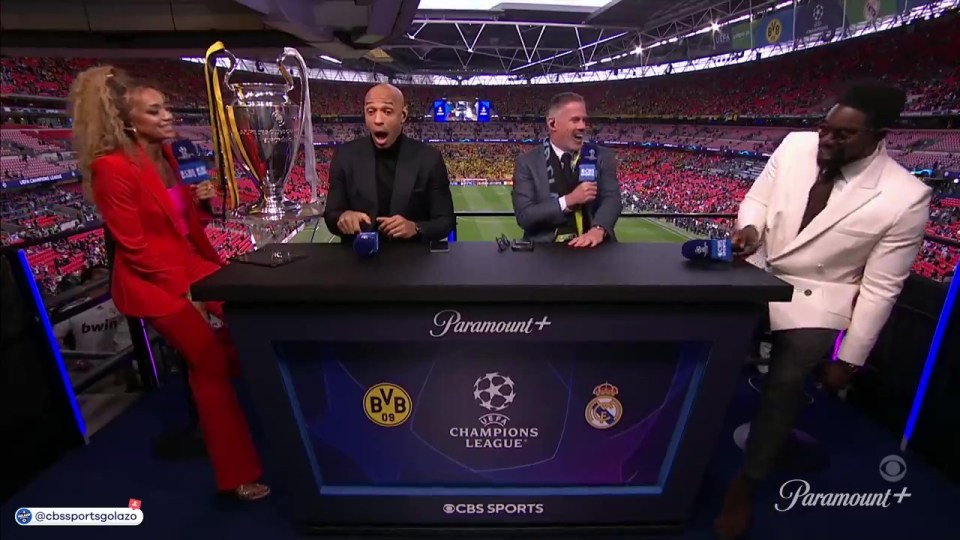 Jamie Carragher found the jibe hilarious