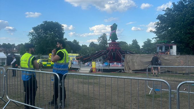 Staff on the scene at Lambeth Country Show