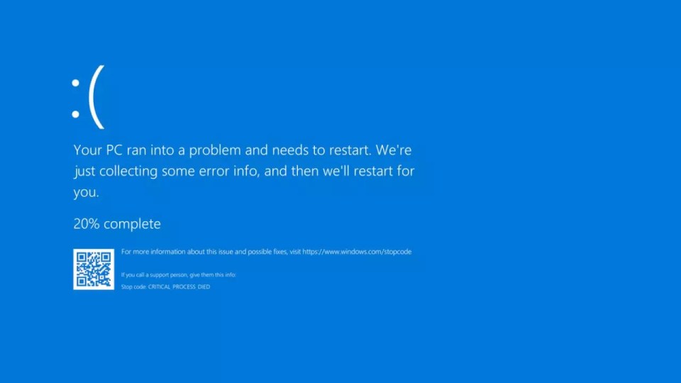 Wider IT issue has seen the dreaded blue screen of death popup on people's screens