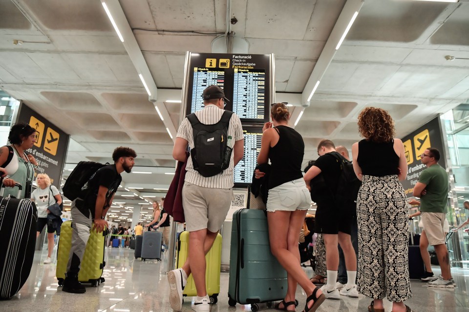 The outage meant that passengers couldn't use the self-check-in at airports