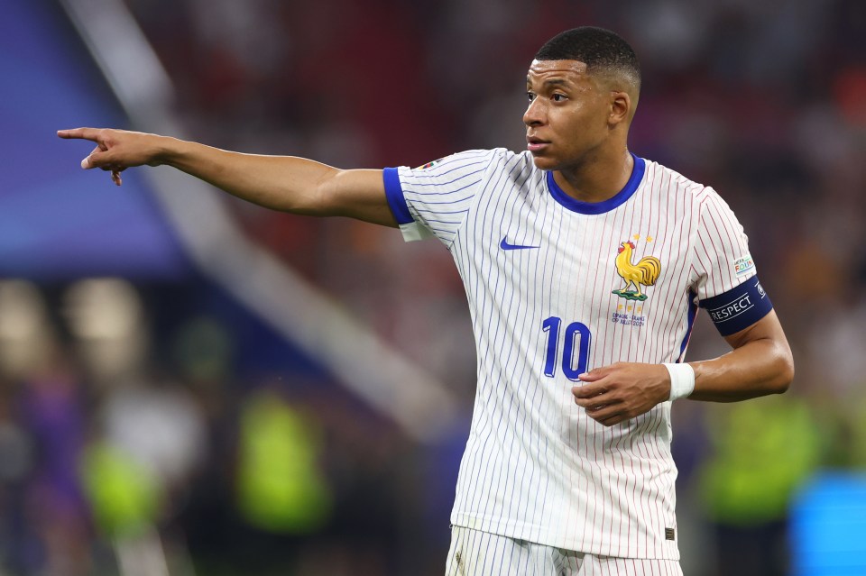 Kylian Mbappe has been criticised for his half-time antics during France vs Spain