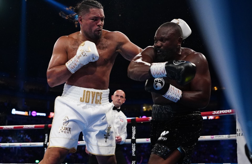 Chisora was flat out on his feet come the end of the fight after putting maximum effort in