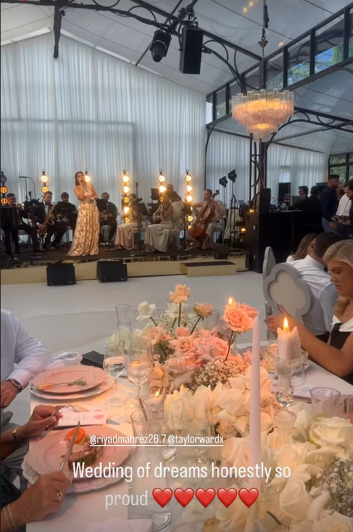 The venue was breathtaking