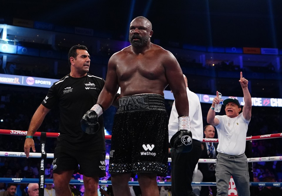 Chisora came into the fight looking an opposing figure