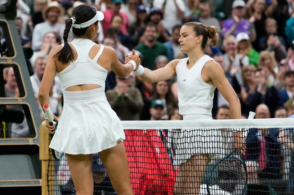 Maria Sakkari was left shell-shocked on Centre