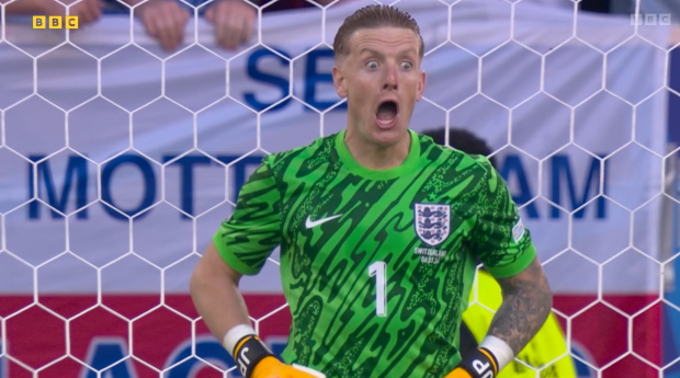 The referee 'didn't' let the keeper do his 'usual process' for the shootout